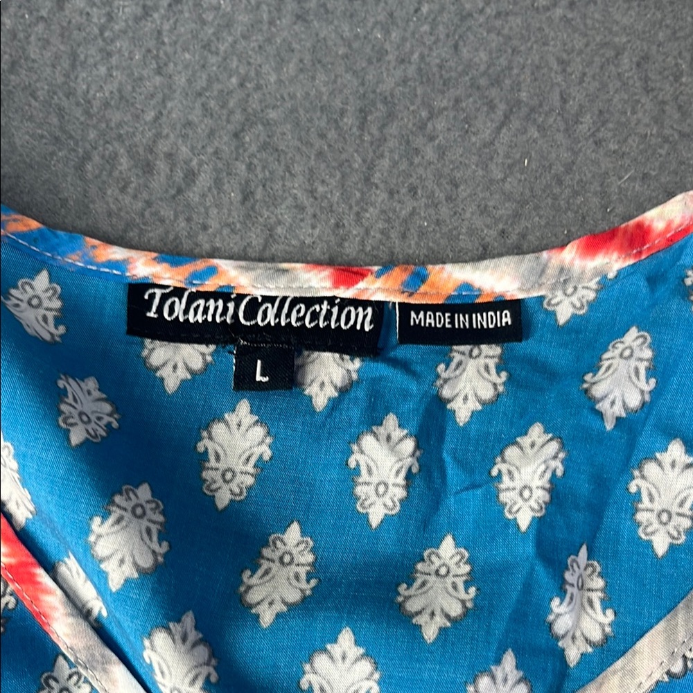 Tolani Multicolor Patterned Blouse - image 5
